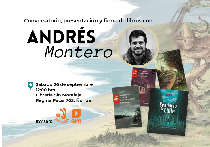 Afiche de Conversatorio con Andrés Montero