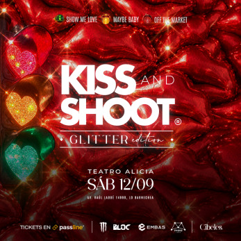 Afiche de KISS & SHOOT - TEATRO ALICIA